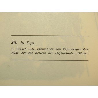 Dessin: En Taps. 4. août 1941. Einwohner von Taps. Espenlaub militaria